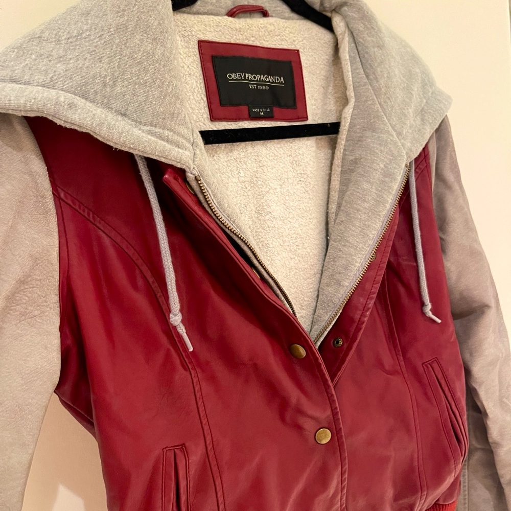 OBEY PROPAGANDA BOMBER JACKET SZ M